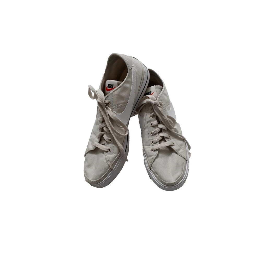 Nike Court Legacy Low Womens Size 8.5 Beige Canvas Comfort CZ0294-101 #44